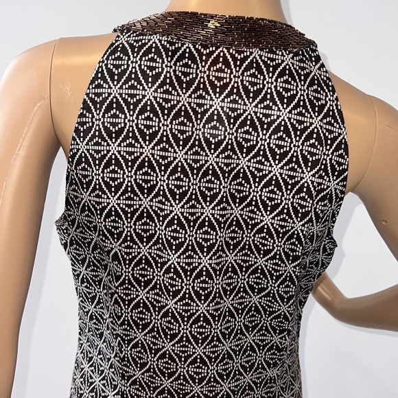 TORY BURCH Sequin and beaded Sunkiss Lightweight cotton tank Dress size 4 - Picture 9 of 13